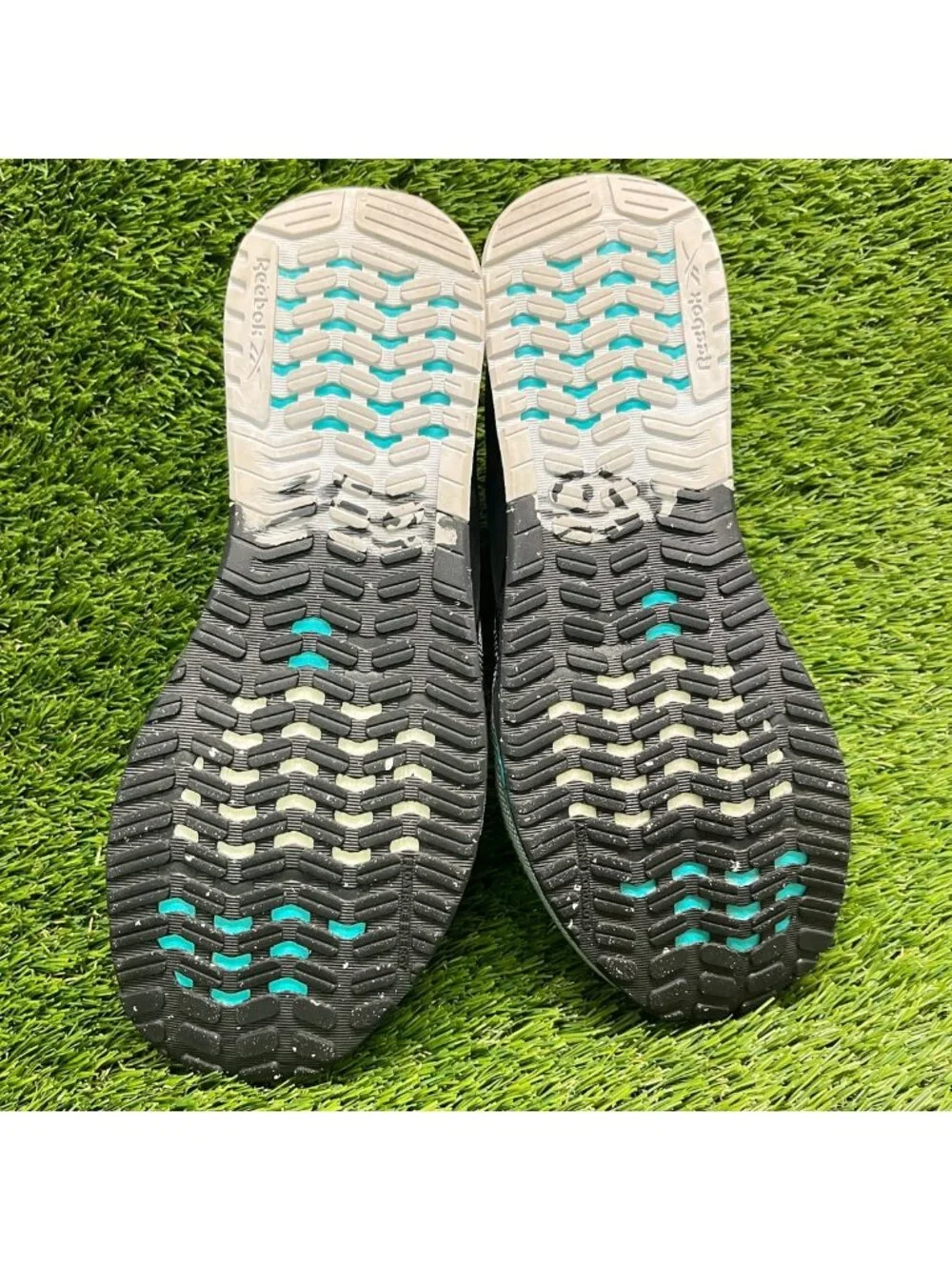 Reebok Nano X2 Womens Size 8.5 Gray Black Blue Athletic Running Shoes Sneakers - Picture 7 of 10